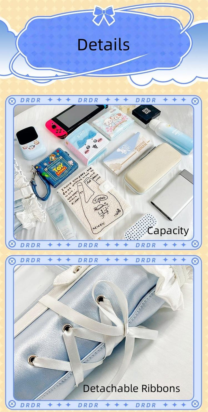 ACG Culture Satin Ita Bag Handle Bag With Removable Ribbon 43101:768466