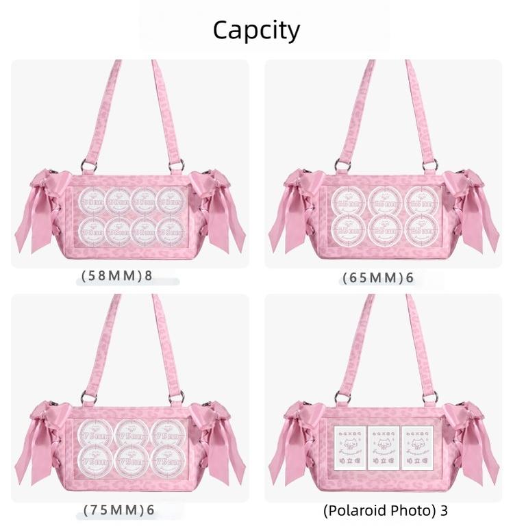 Daily Mini Ita Bag, Clear Window for Dolls & Badges 45427:849561