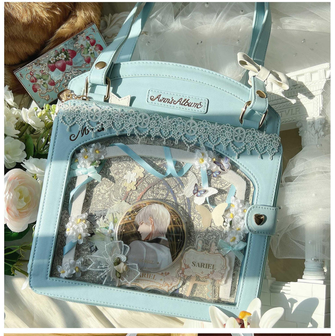 Kawaii Itbag Plaid Girl Large Capacity Handbag 33788:486076