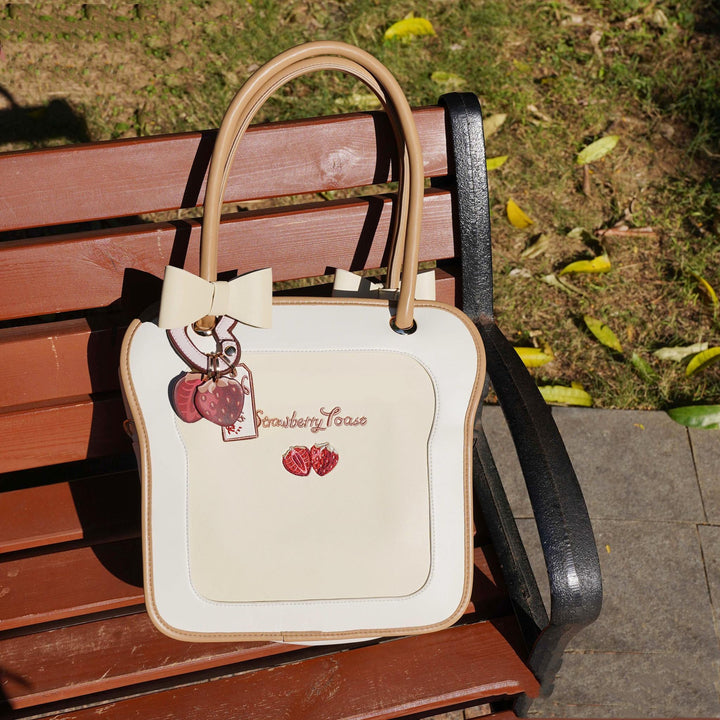 Kawaii Ita Bag Toast Ita Bag With Shoulder Cotton Dolls Bag 21914:787834