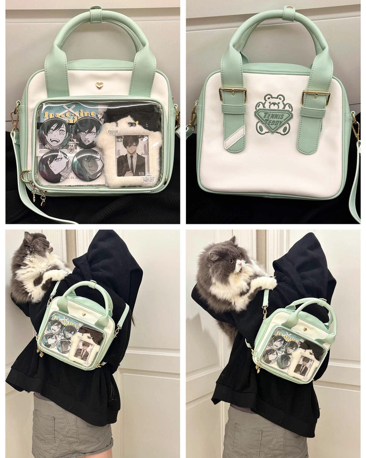 Kawaii Itabag Bear Crossbody Shoulder Backpack Multicolor 35280:492134 35280:492134