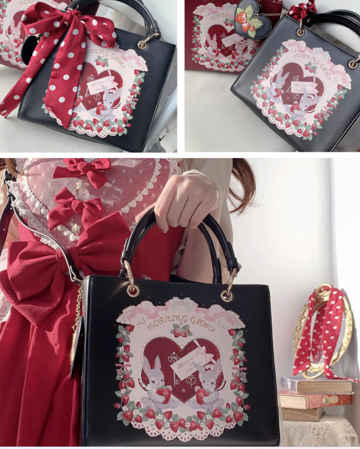 Retro Lolita Bag Square Wedding Handbag Crossbody Bag 41812:721752