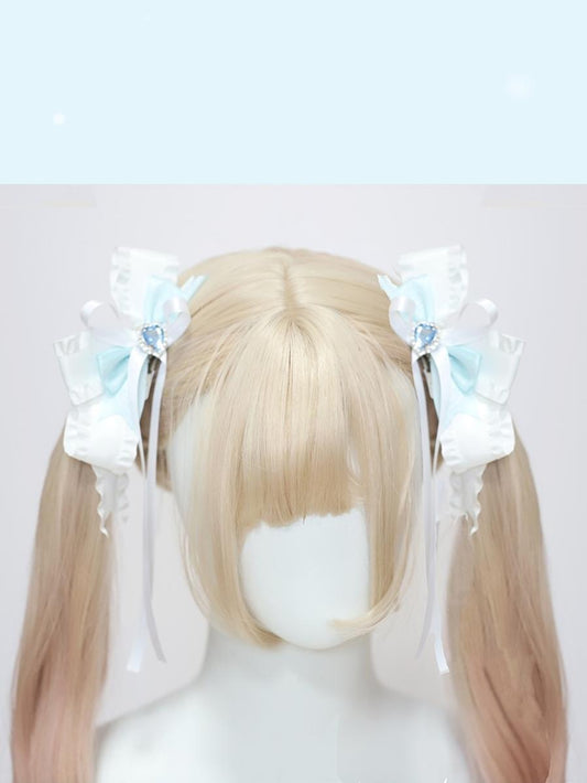 Jirai kei Hair Clip Fairy Butterfly Hair Accessory Ribbon Hairpin 35624:515536