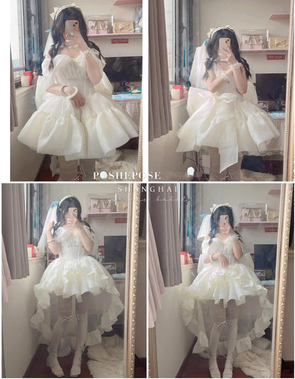 Lolita Dress Corset Dress Princess Vibe Dress Macaron Dress 36382:541776