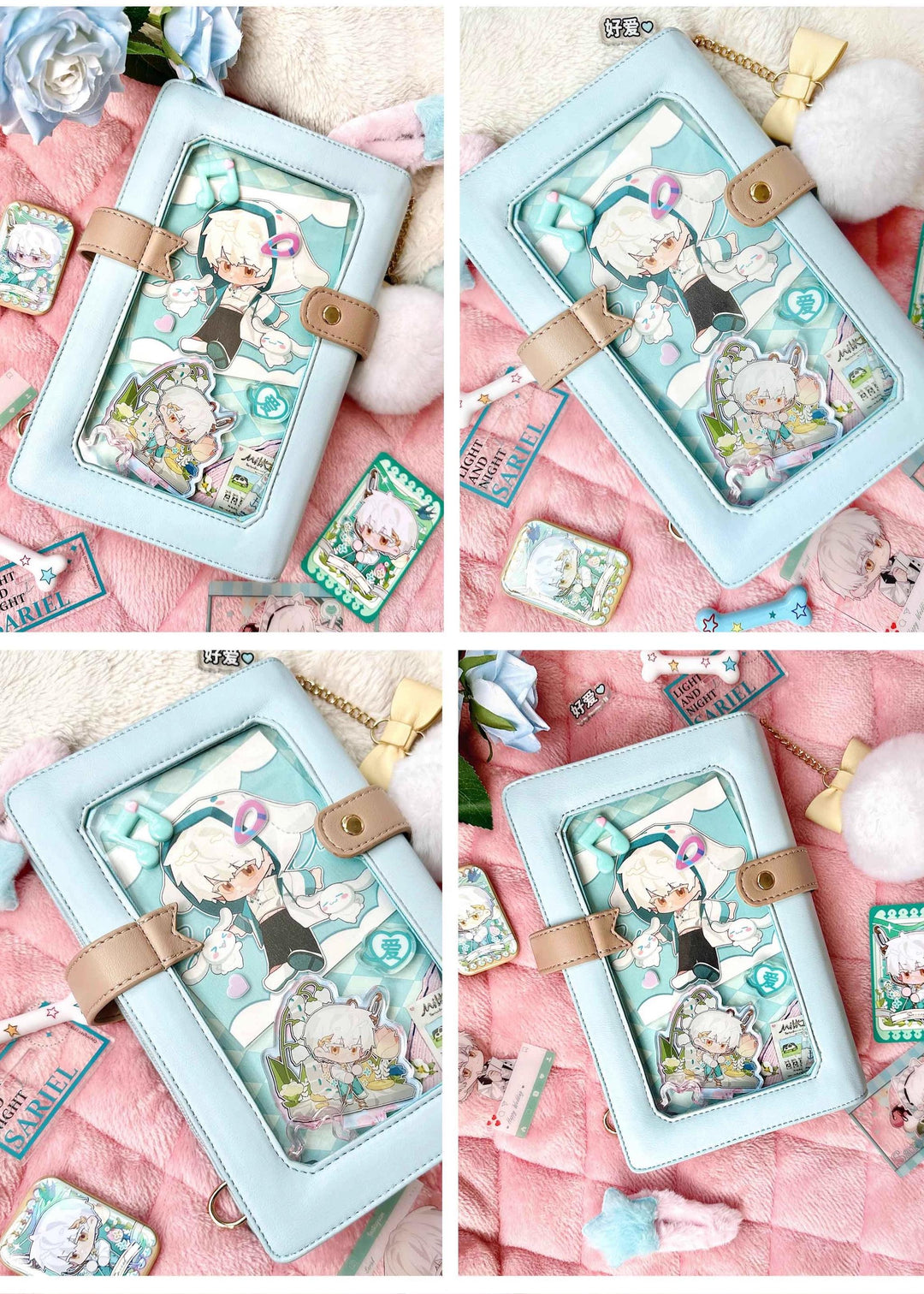 Kawaii Itabag Diary Card Bag Small Capacity Crossbody Bag 41816:722730