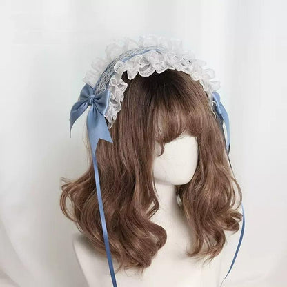 Lolita Headband Lace KC Detachable Cat Ear Headdress 35784:535876