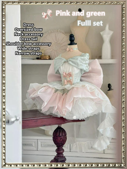 Lolita Dress Corset Dress Princess Vibe Dress Macaron Dress (F L M S XS) 36382:562924