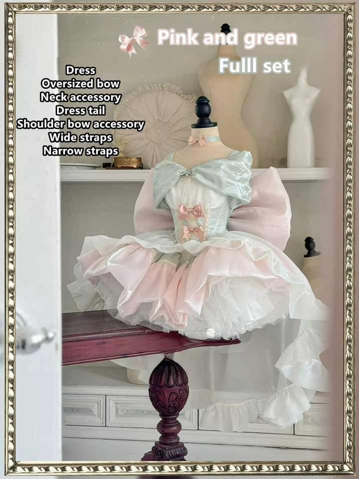 Lolita Dress Corset Dress Princess Vibe Dress Macaron Dress (F L M S XS) 36382:562924 (F L M S XS) 36382:562924