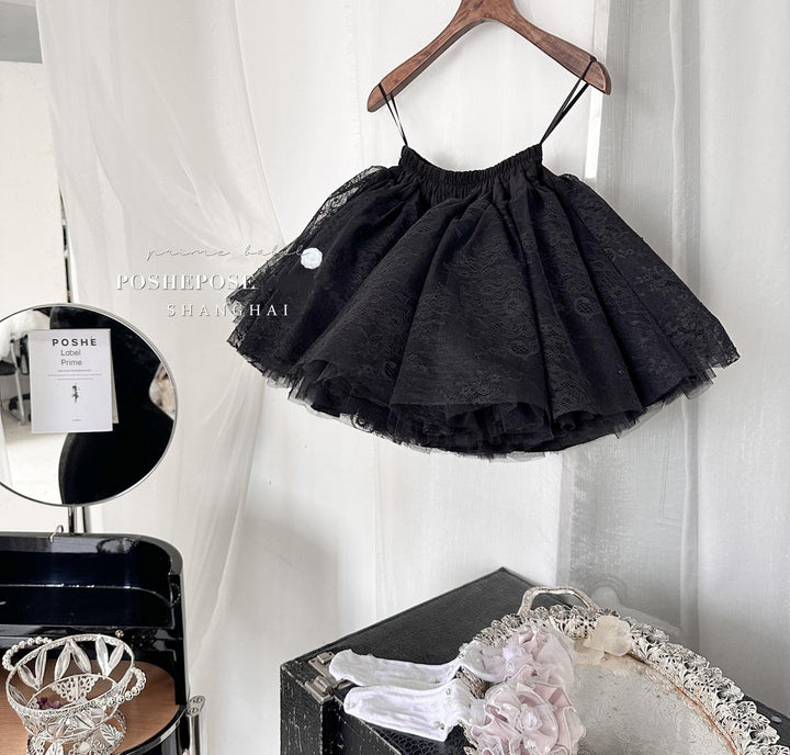 Lolita Dress Petticoat Puffy Black And White Pettipants 36386:542740 36386:542740