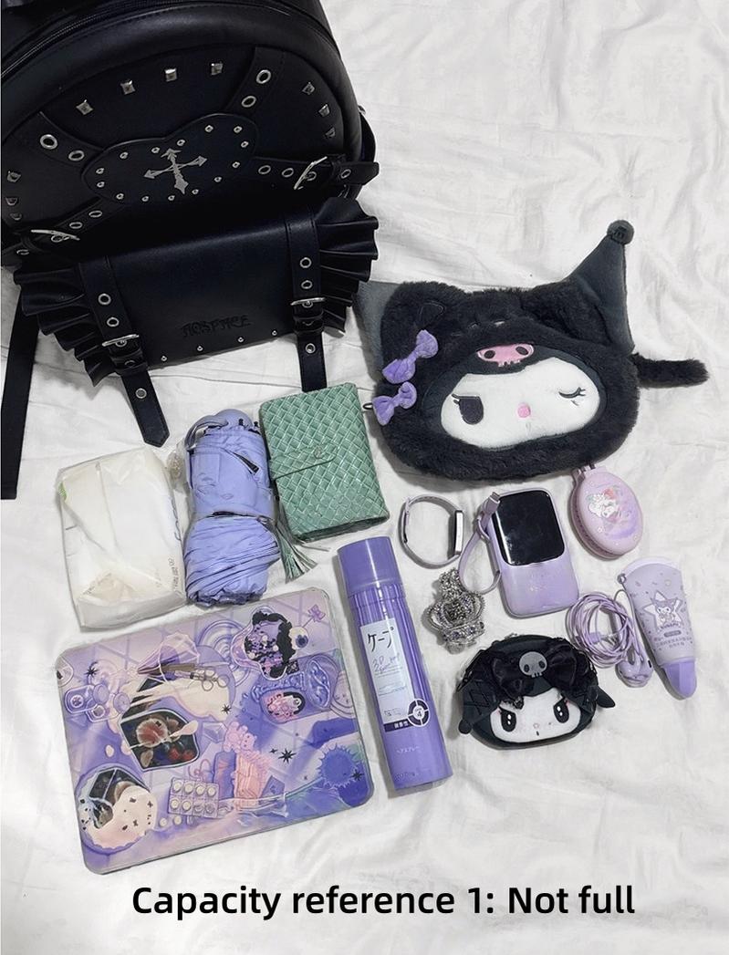 Subculture Black Backpack, Large Capacity 44670:818643