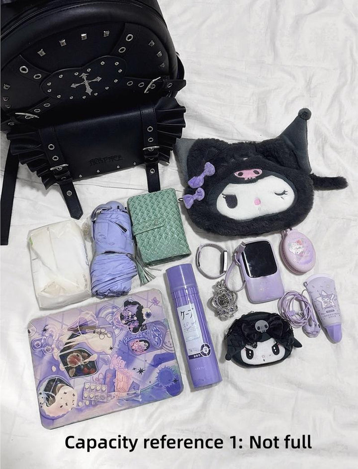 Subculture Black Backpack, Large Capacity 44670:818643