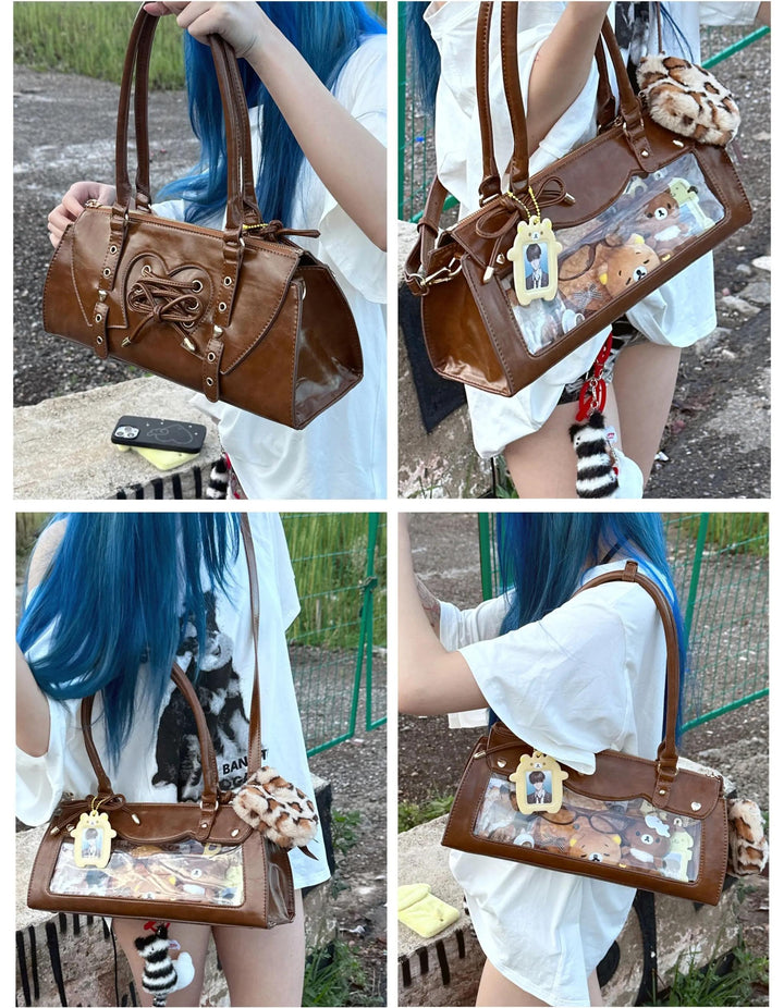 Vintage Baguette Itabag, Detachable Crossbody Shoulder Strap 45413:848868