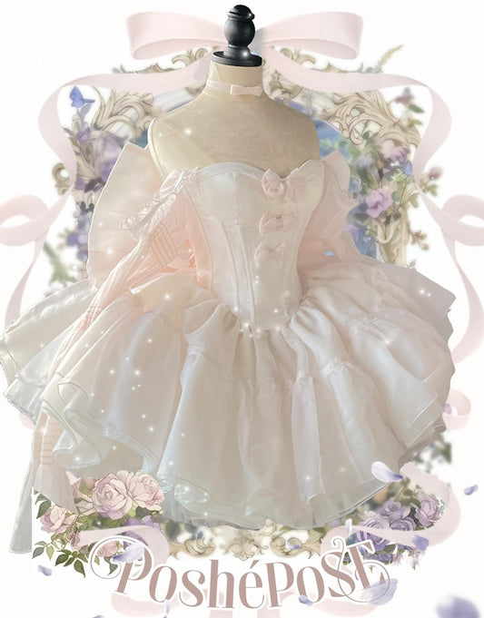 Pink Lolita Dress Corset Dress Princess Dress (Pink / L M S XS) 36384:540750 (Pink / L M S XS) 36384:540750