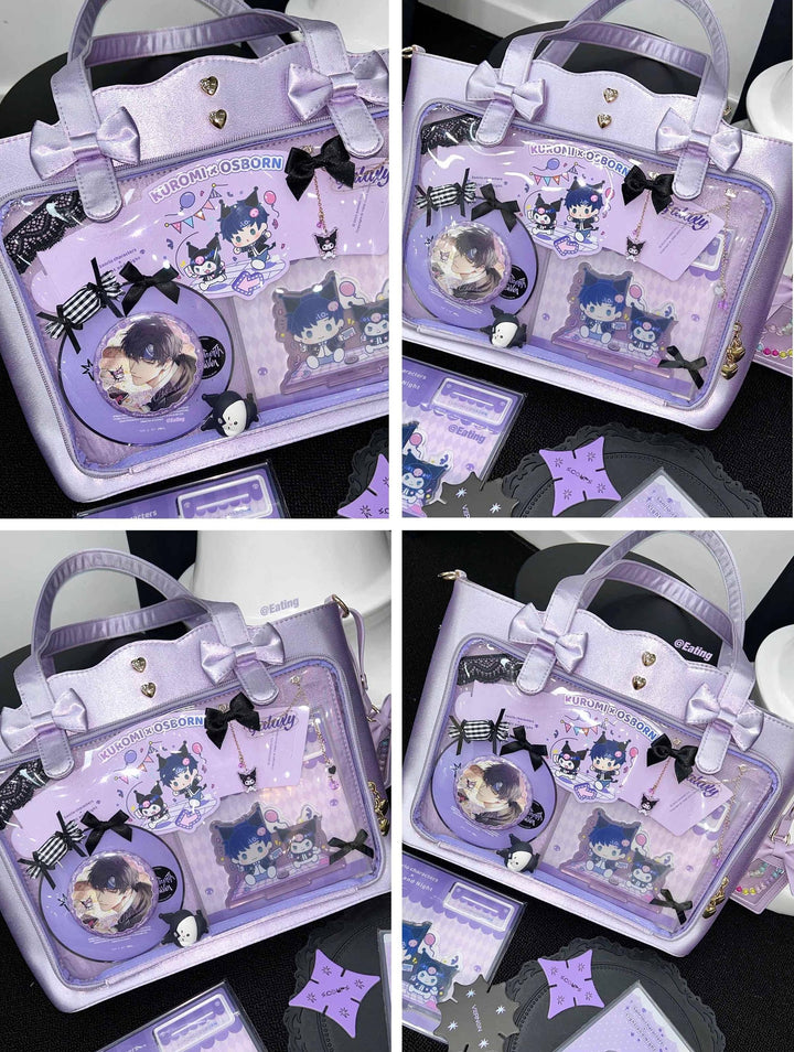 Kawaii Itabag Large Capacity Handbag With Bow Details 38032:582284