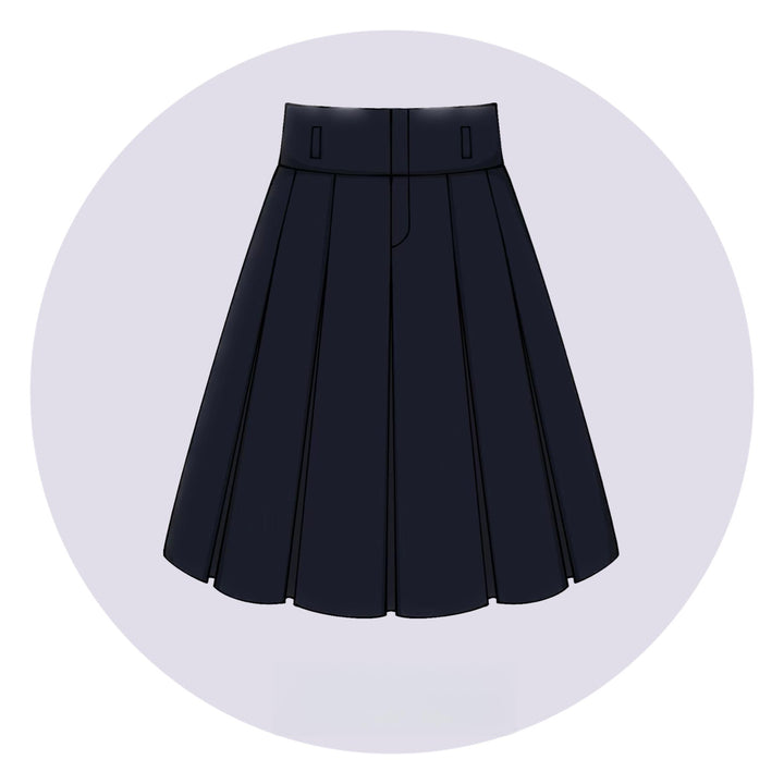Winter JK Uniform Set, Coat and Pleated Skirt (Skirt / L M S) 43727:783852