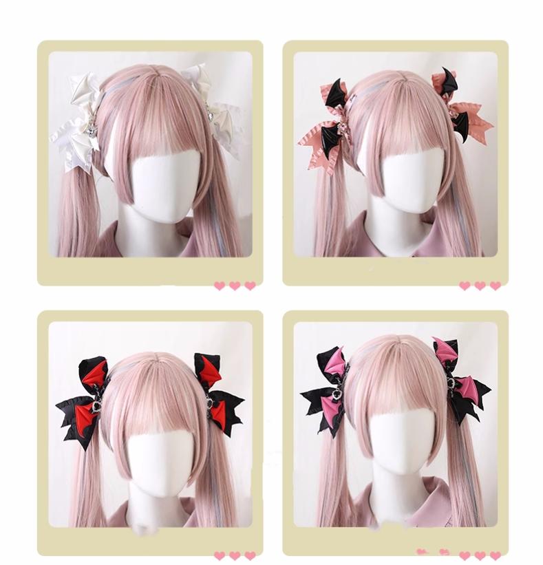 Jirai Kei Hair Clips Lolita Spice Girls Wing Hair Pins 22538:333112 22538:333112