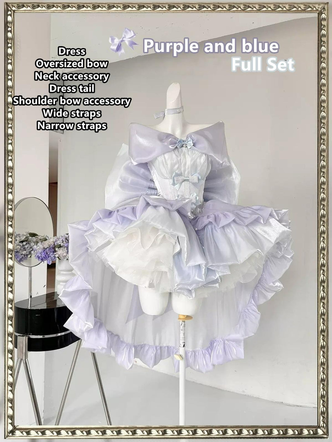 Elegant Lolita Princess Prom Dress With Multi-Layered Design (F L M S XS) 36382:562922