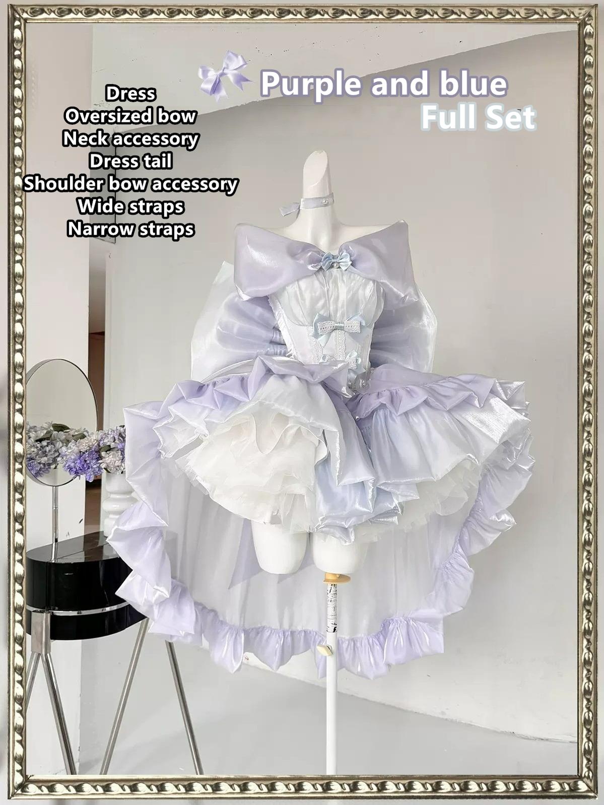 Lolita Dress Corset Dress Princess Vibe Dress Macaron Dress (F L M S XS) 36382:562922