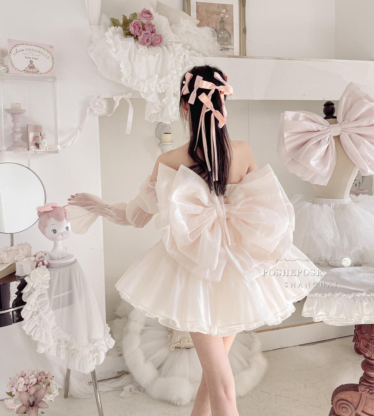 Pink Lolita Dress Corset Dress Princess Dress 36384:540762 36384:540762