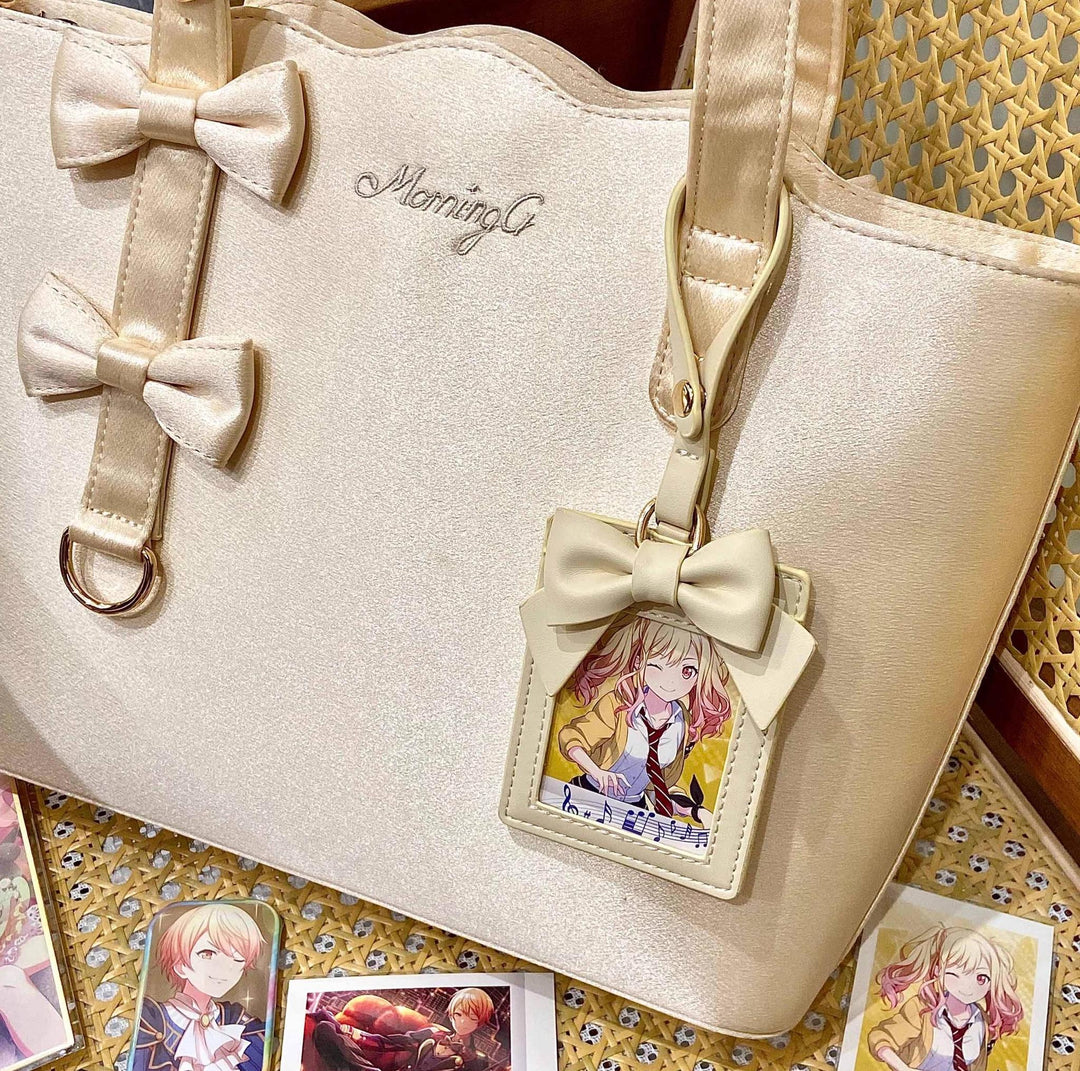 Kawaii Itabag Large Capacity Handbag With Bow Details 38032:582302