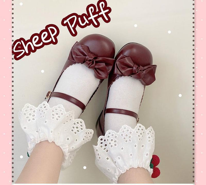 Kawaii Fashion Lolita Round-Toe Mary Jane Shoes Multicolor 22832:327408 22832:327408