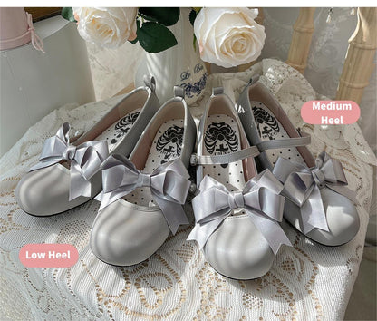 Lolita shoes Round Toe Heels Shoes Multicolors 35594:546394