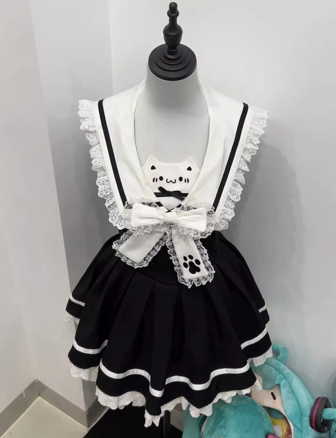 Kawaii Dress Saior Collar Dress Backless Dress (L M S) 37686:567224