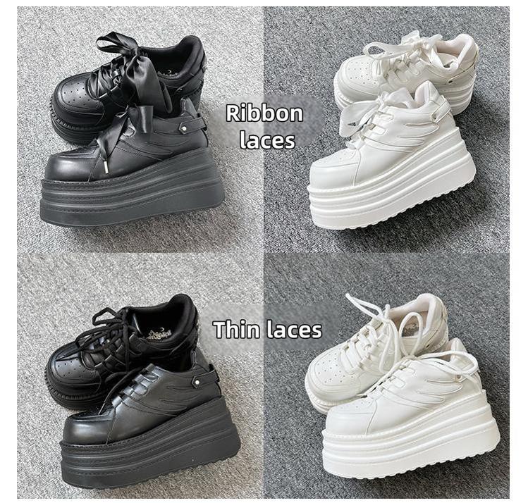 Jirai Kei Platform Shoes Round-toe Sneaker Shoes – Honey Wardrobe