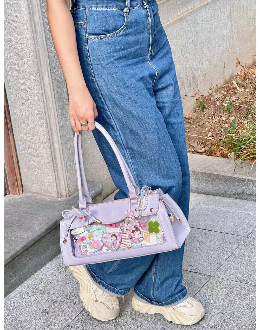 Vintage Baguette Itabag, Detachable Crossbody Shoulder Strap 45413:848882