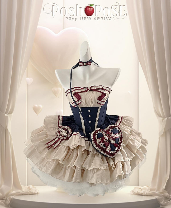 Lolita Dress Fishbone Dress Corset Dress Multicolor 36380:540530 36380:540530