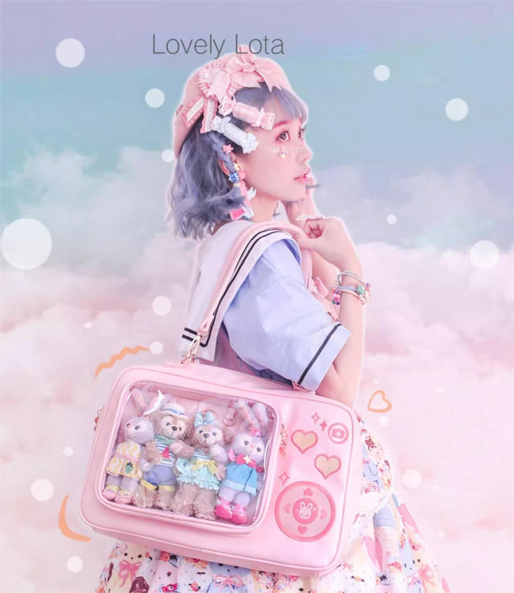 Lolita Ita Bag Kawaii Camera Shaped Shoulder Ita Bag 35774:543570 35774:543570