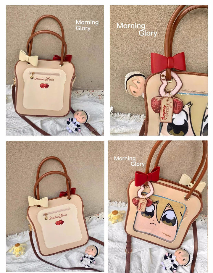 Kawaii Fashion Crossbody Handbag Bow Itabag 7 Colors 21914:326452