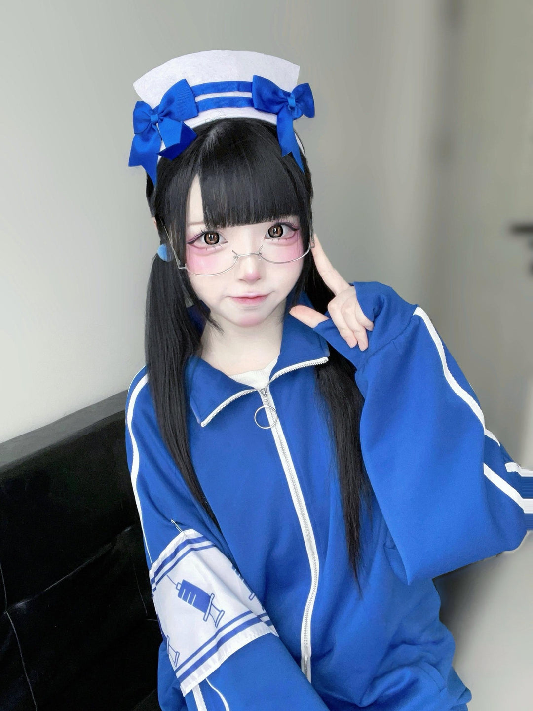 Jersey Jacket Outfit, Elastic-Waisted Pants 44853:826621