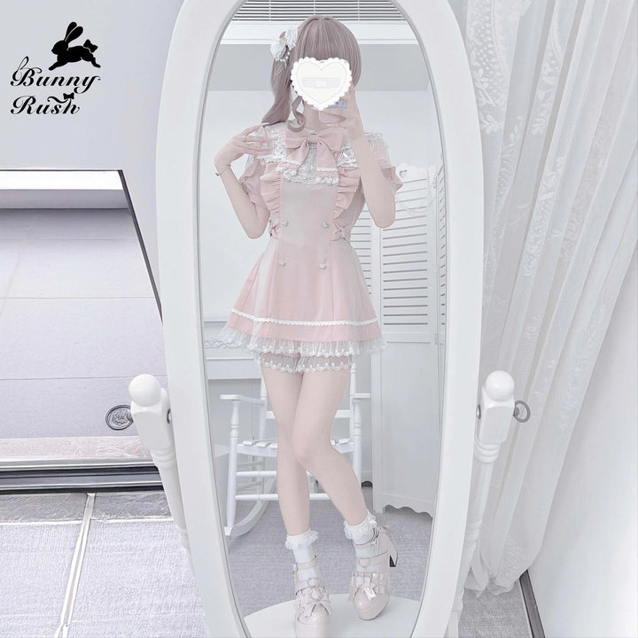 Ryousangata Dress Set, Heart-Shaped Cutout Back 43733:784002