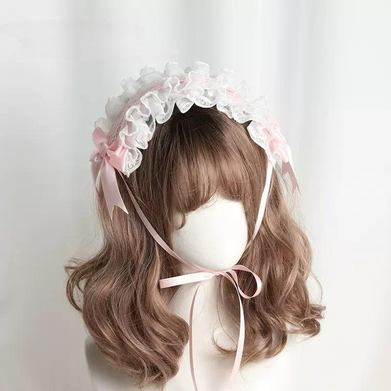 Lolita Headband Lace KC Detachable Cat Ear Headdress 35784:535886