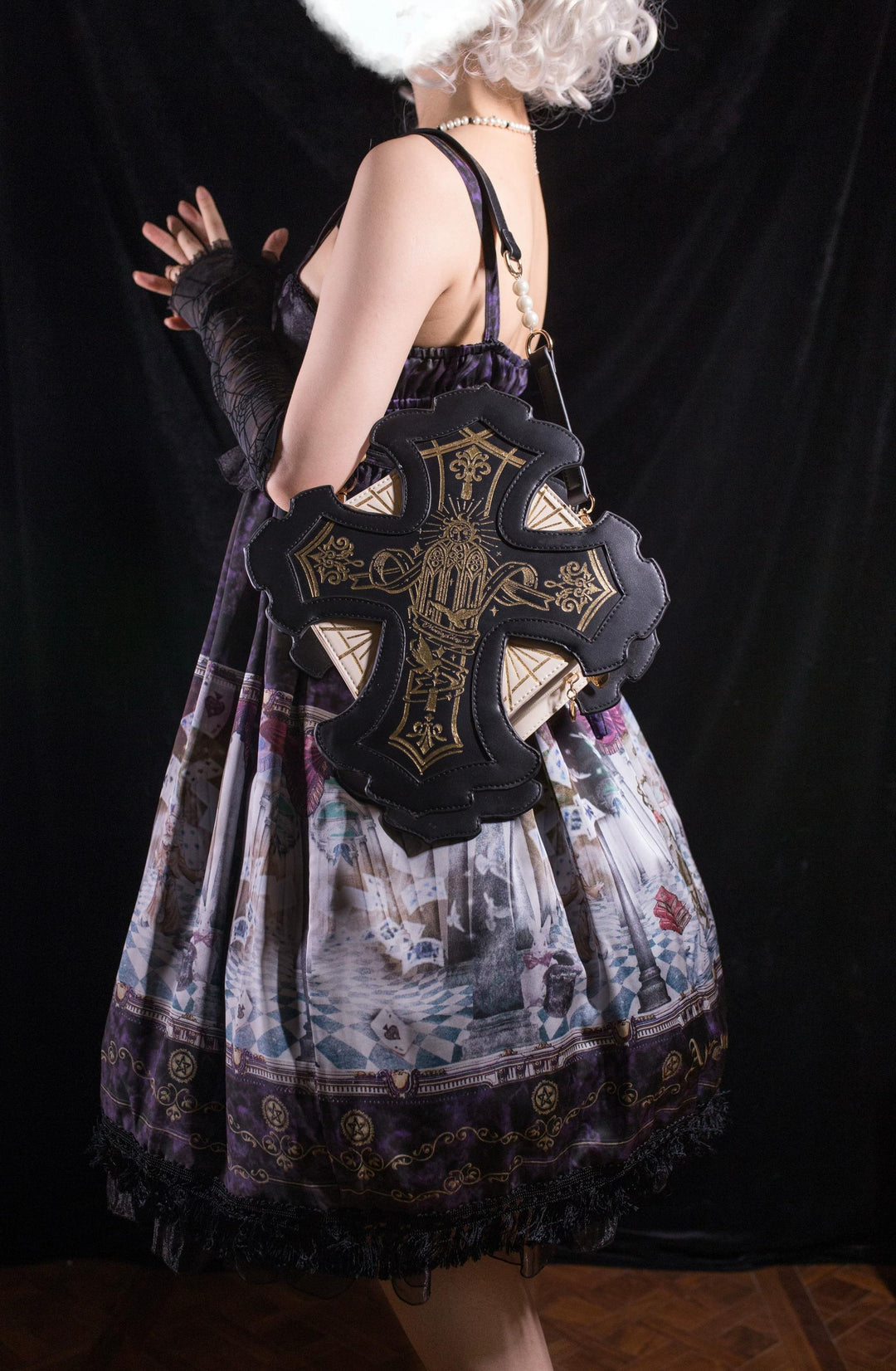 Gothic Lolita Bag, Two Detachable Shoulder Straps 45411:847025