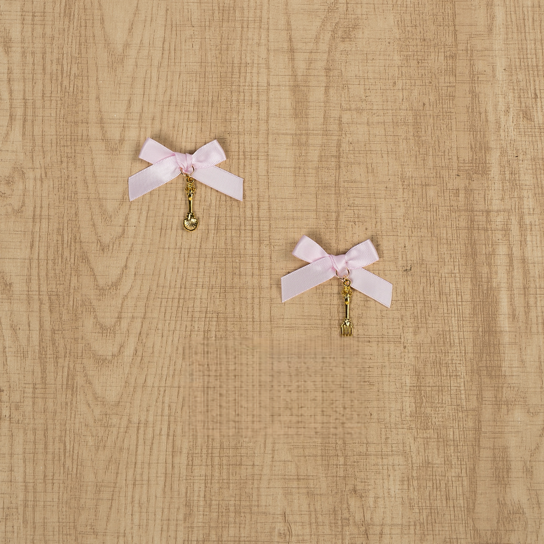 Jirai Kei Hair Clips, Rhinestone Pendant, Cutlery Pendant 44682:830001
