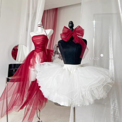 Lolita Dress Petticoat Puffy Black And White Pettipants (F L M S XS) 36386:542680