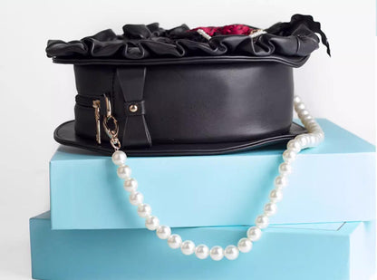 Lolita Handbag Heart Shaped Rose Crossbody Bag 35776:542094