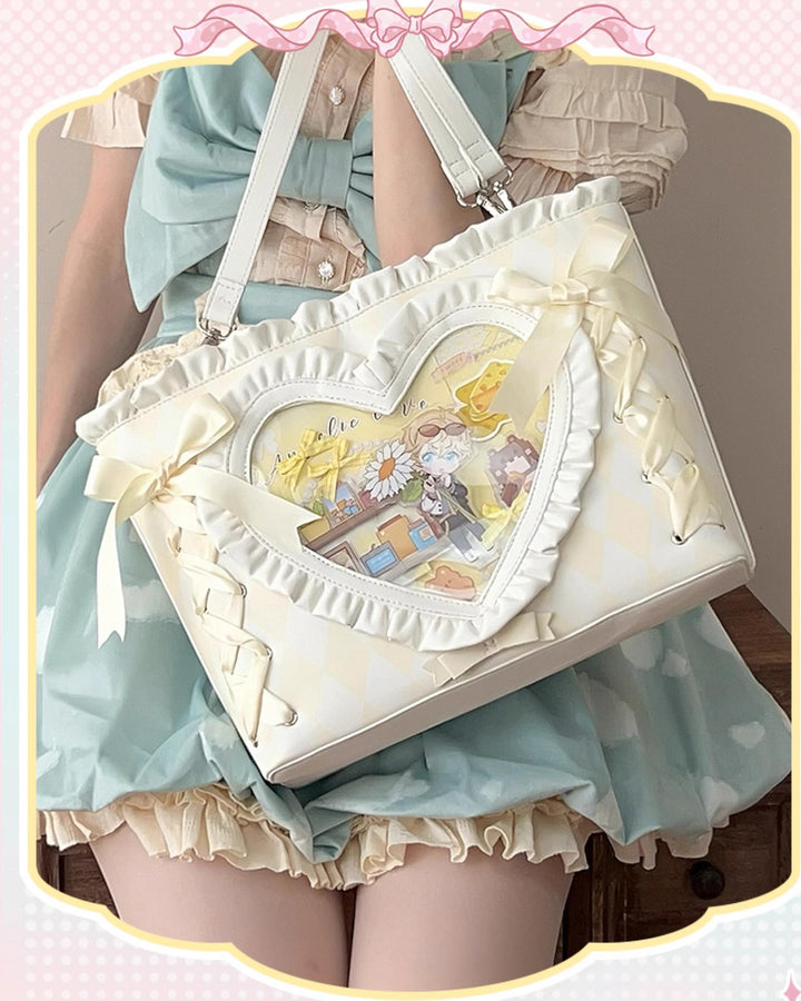 Elegant Itabag Ribbon Handbag Single Shoulder Bag 40114:662880