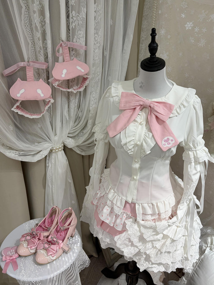 Kawaii Suspender Dress Set, Adjustable Strap (L M S) 44944:831182