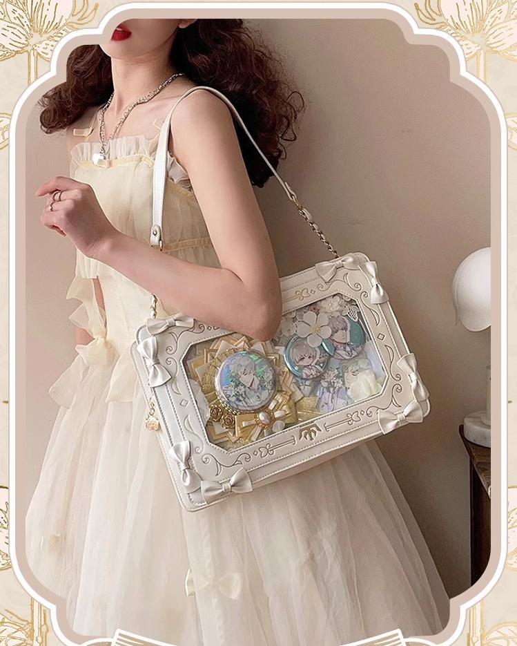 Kawaii Itabag Shoulder Bag Vintage Square Commuter Itabag 37054:545980 37054:545980