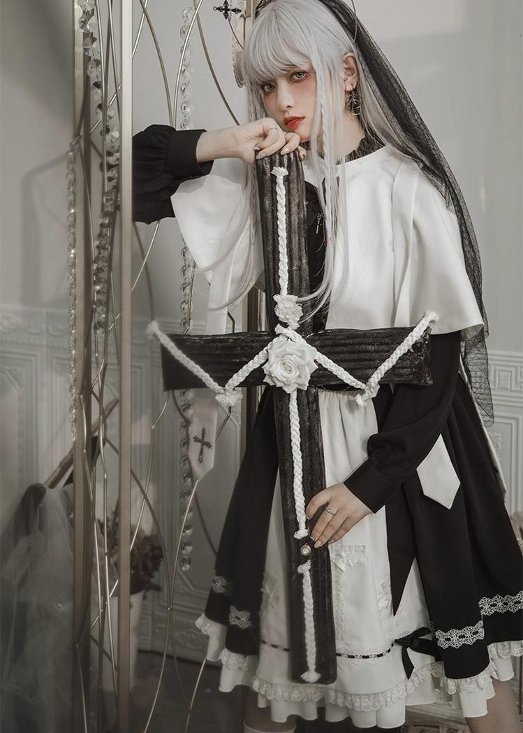 Gothic Ouji Lolita Skirt Cloak Pants Set Prince Lolita – Honey