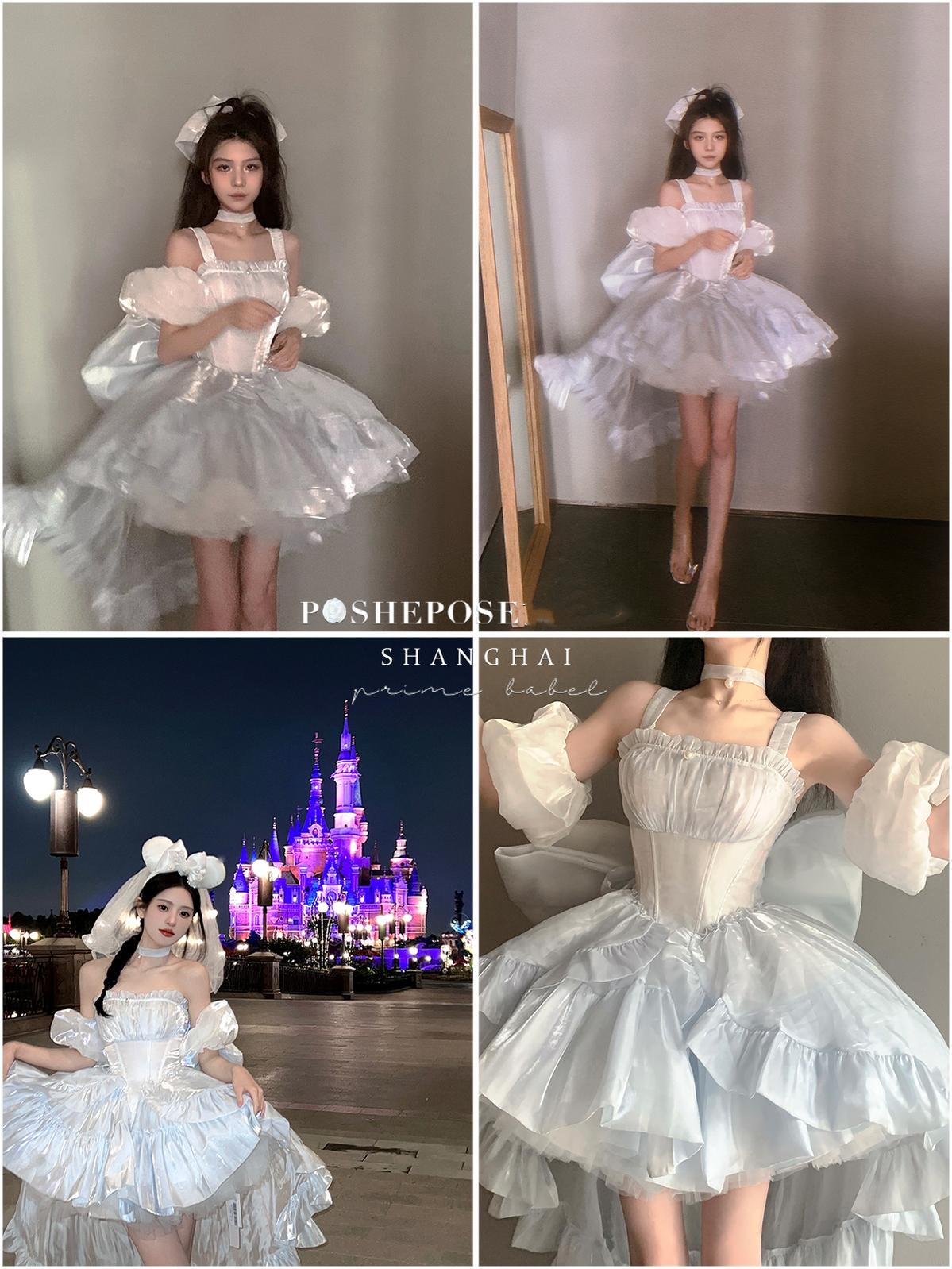 Lolita Dress Corset Dress Princess Vibe Dress Macaron Dress 36382:541832