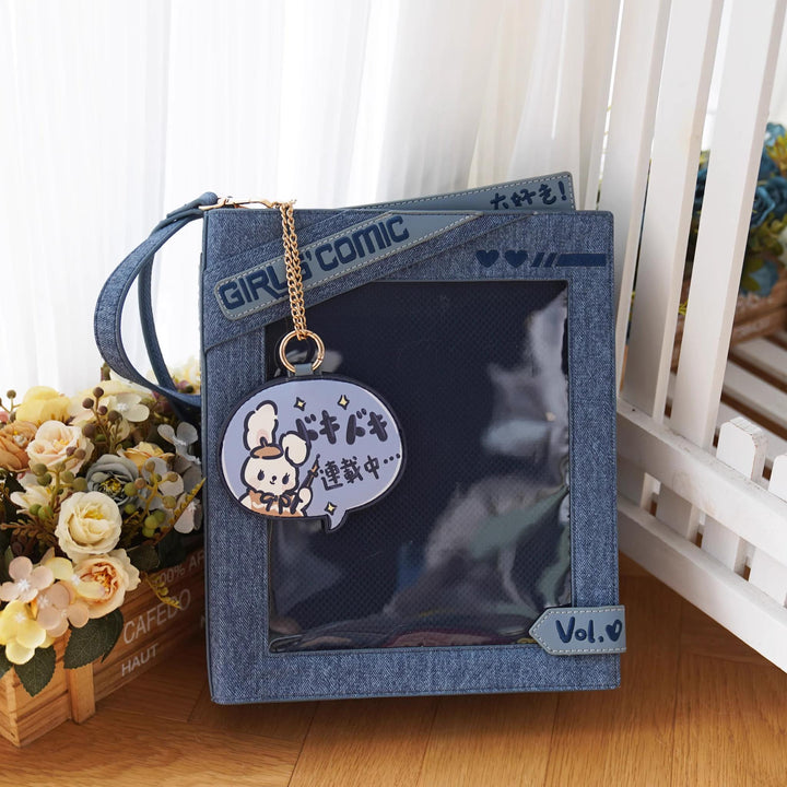 Kawaii Itabag Crossbody Bag Book-shaped Bag 40112:670832