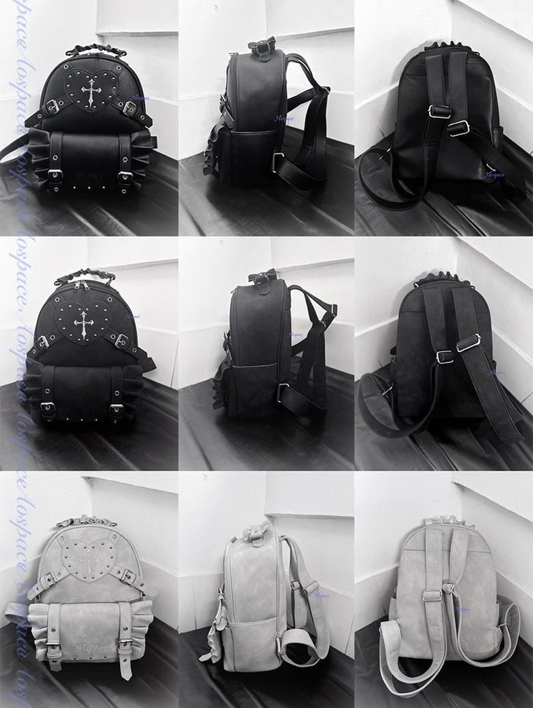 Subculture Punk Backpack Bag, Adjustable Shoulder Straps 44769:830432