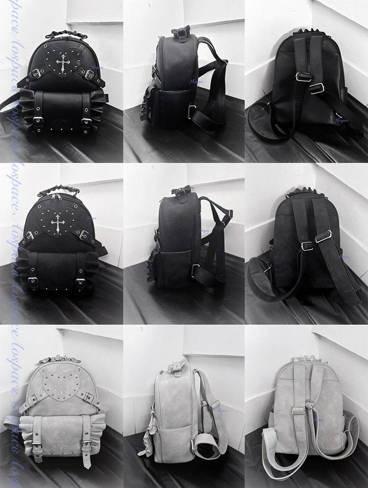 Subculture Punk Backpack Bag, Adjustable Shoulder Straps 44769:830432