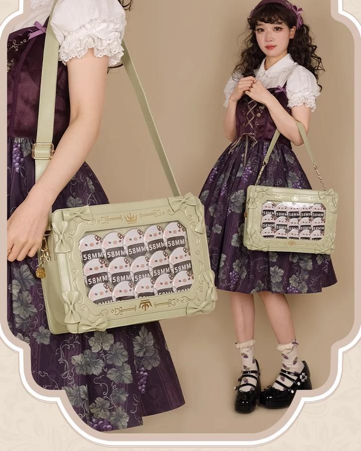 Kawaii Itabag Shoulder Bag Vintage Square Commuter Itabag 37054:545978 37054:545978