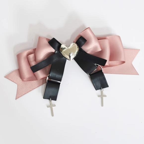 Jirai Kei ryousangata Bow Hair Clips 9 Colors 22526:332340 22526:332340