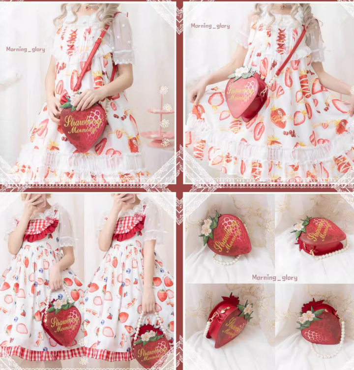 Sweet Lolita Bag Strawberry Handbag Crossbody Shoulder Bag 41814:722448